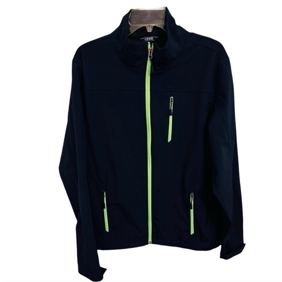 Izod Other - Izod Men's Full Zip Jacket Medium Neon Green